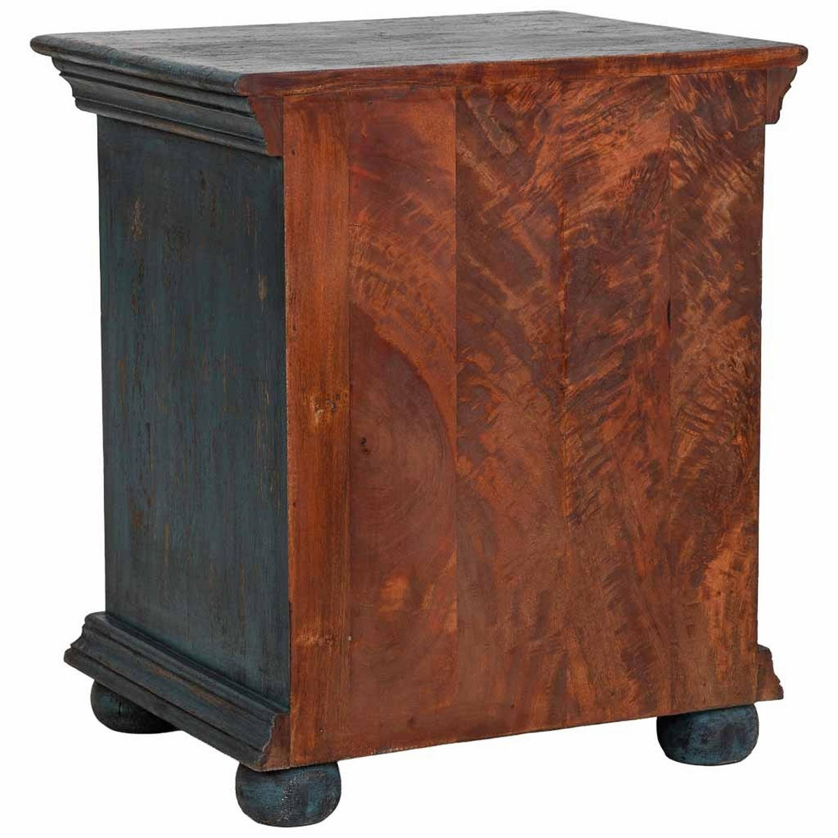 NACHTTISCH aus holz 50x40x60cm - Blau, Holz (50/60/40cm) - Wanderlust