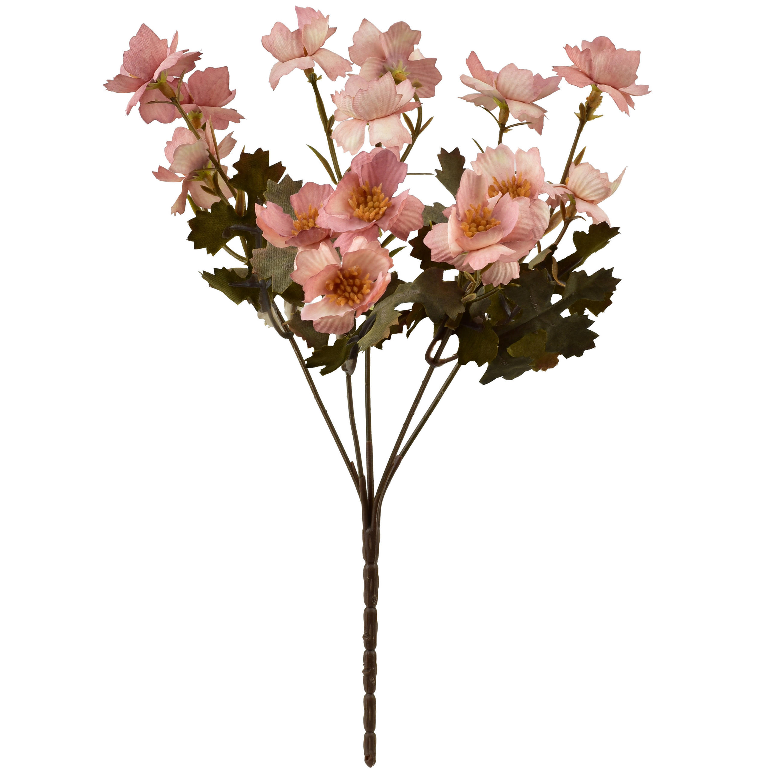 KUNSTBLUMENSTRAUSS Viridis 28cm - Weiß/Grün, Kunststoff (28cm) - Mondex