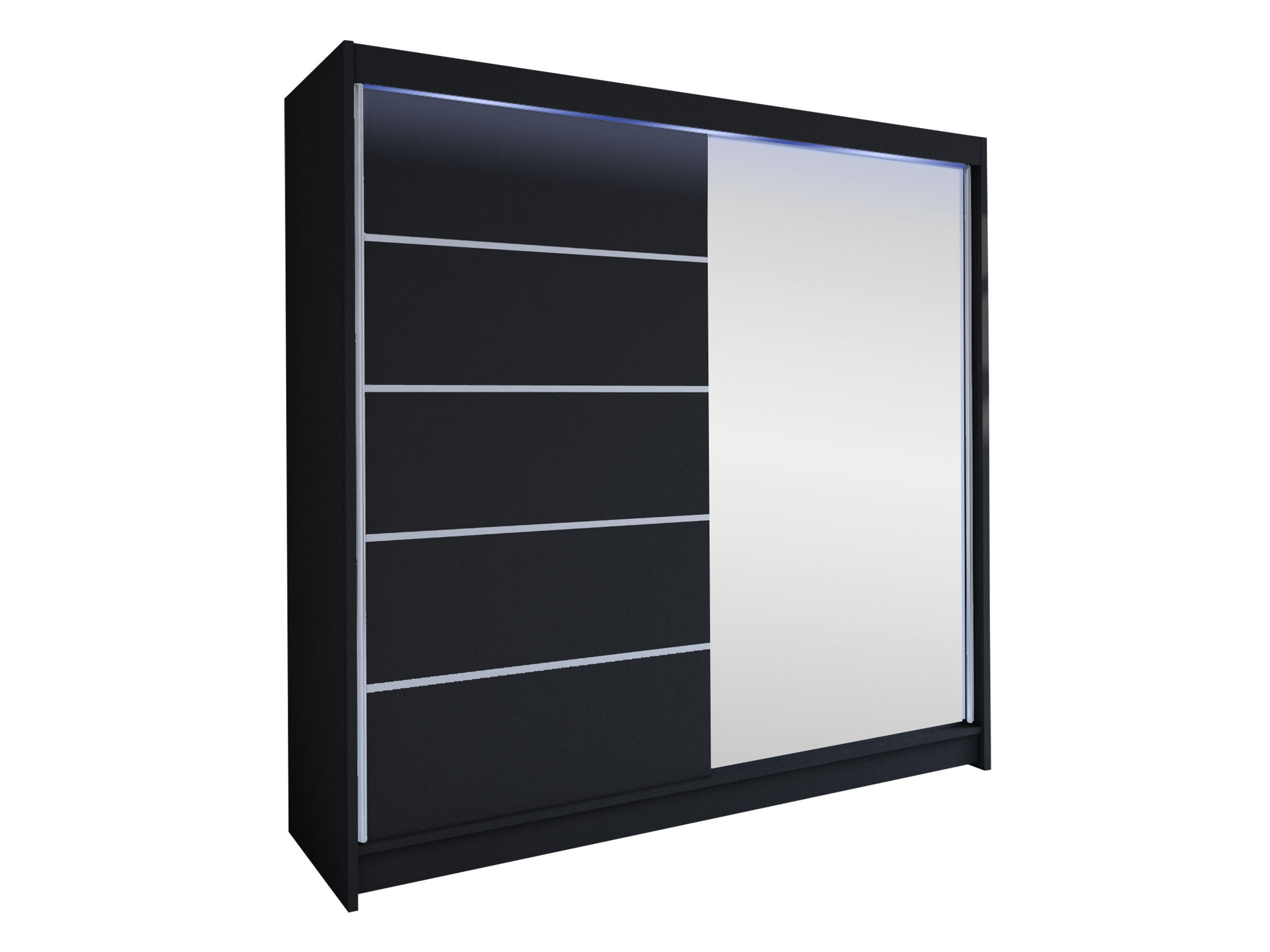 DULAP CU UȘI GLISANTE Talin III, cu iluminat LED RGB