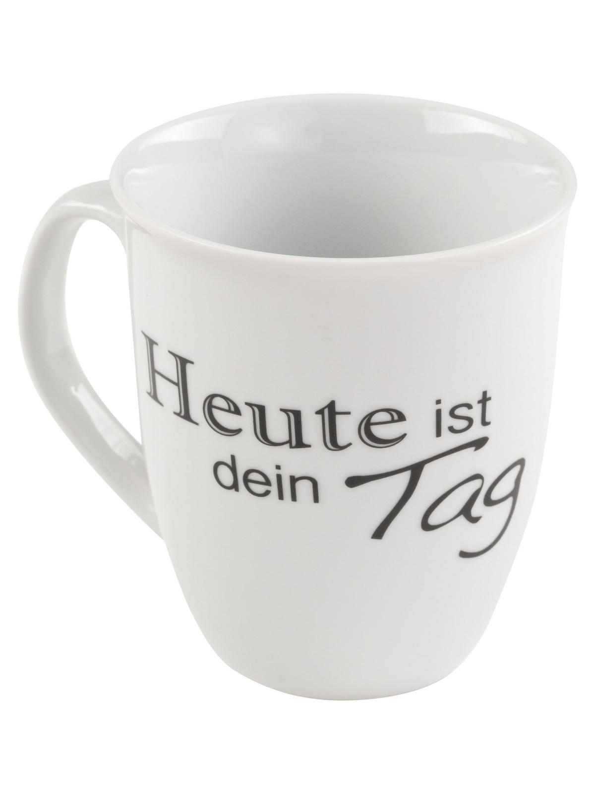 KAFFEEBECHER The Peanuts Snoopy Heute ist dein Tag! Weiß 280 ml - Multicolor, Keramik (0.28L) - United Labels