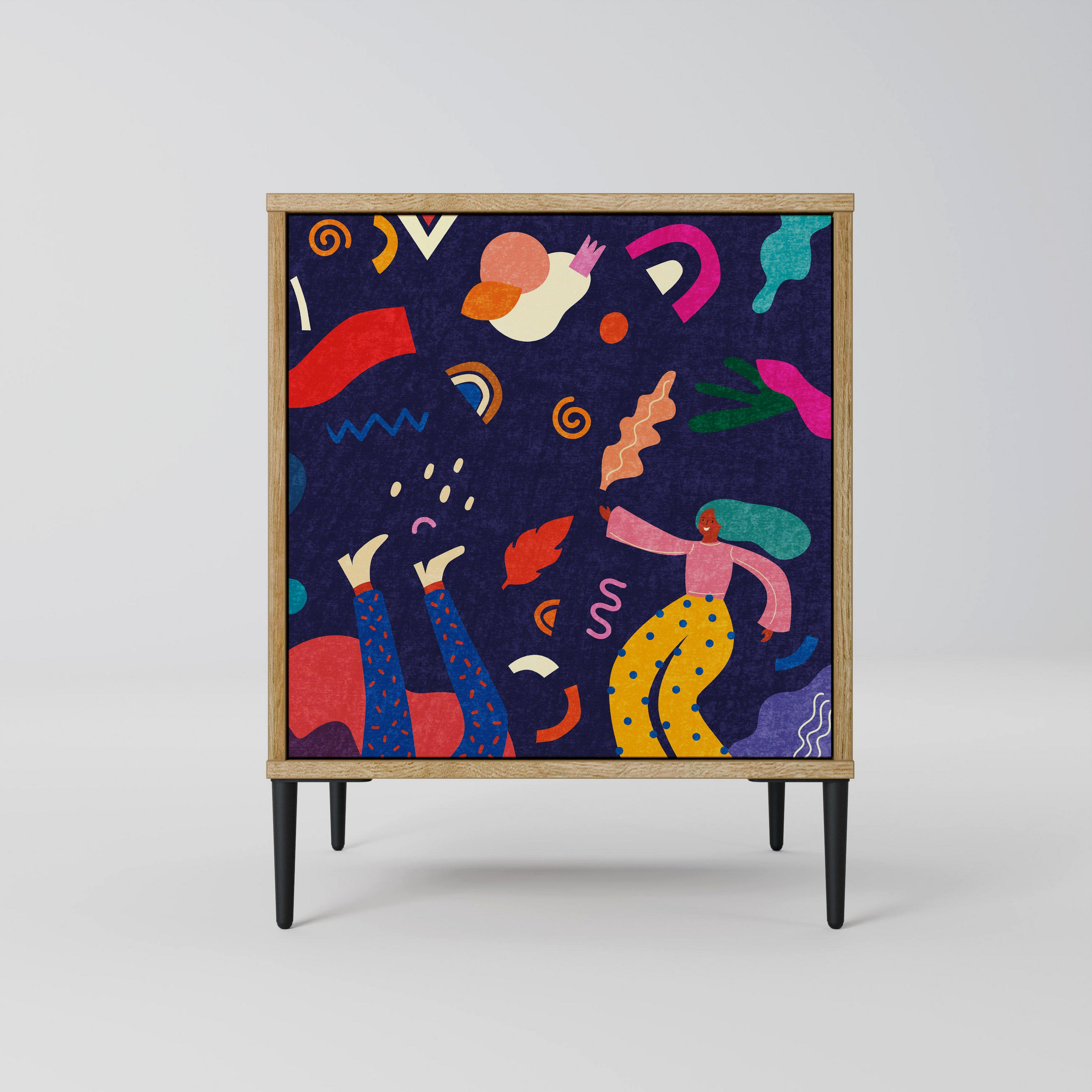 SpaceRebels Sideboard Eiche 57.5x72.5x42 cm