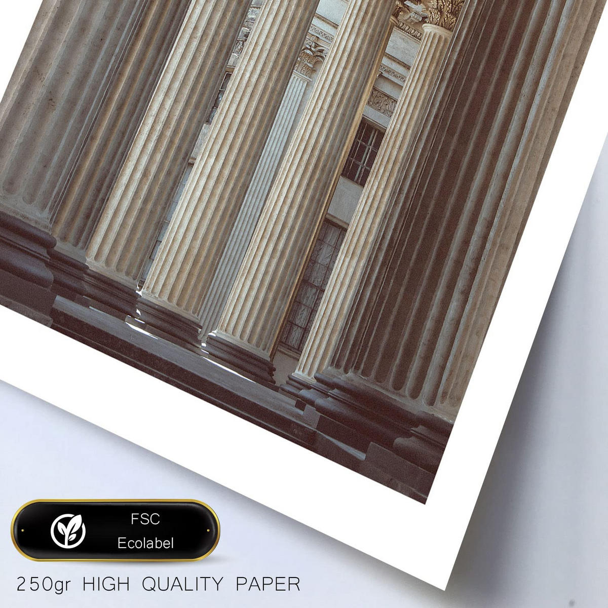 POSTER Set Mit 6 Vintage Rom A3 & A4 Rahmenlos - Klar, Papier (29/3cm) - Nacnic