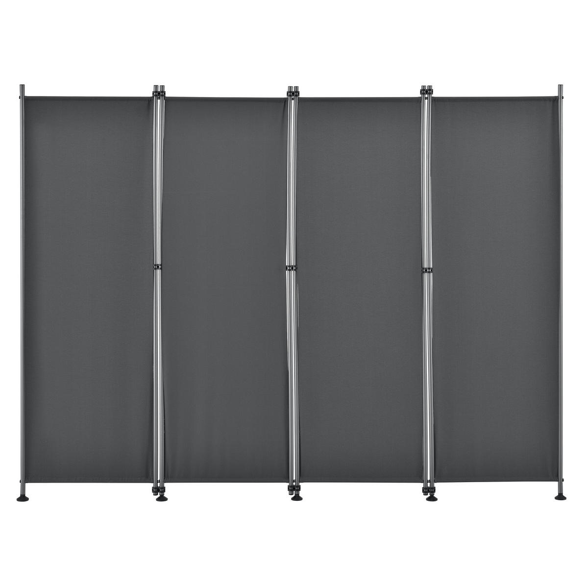 SICHTSCHUTZ Modica - Dunkelgrau, Textil/Metall (215/170cm) - pro.tec