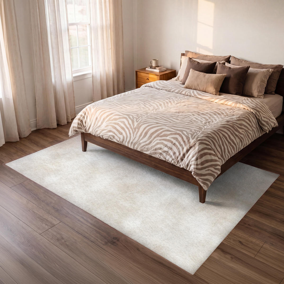 KOBERCE - Jemné - Textúra - Béžová - 230x150 cm - krémová, textil/plast (230/0.4cm) - OnlyWow