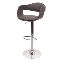 BARHOCKER A47B Grau - Grau, Textil (49/107/49cm) - MCW