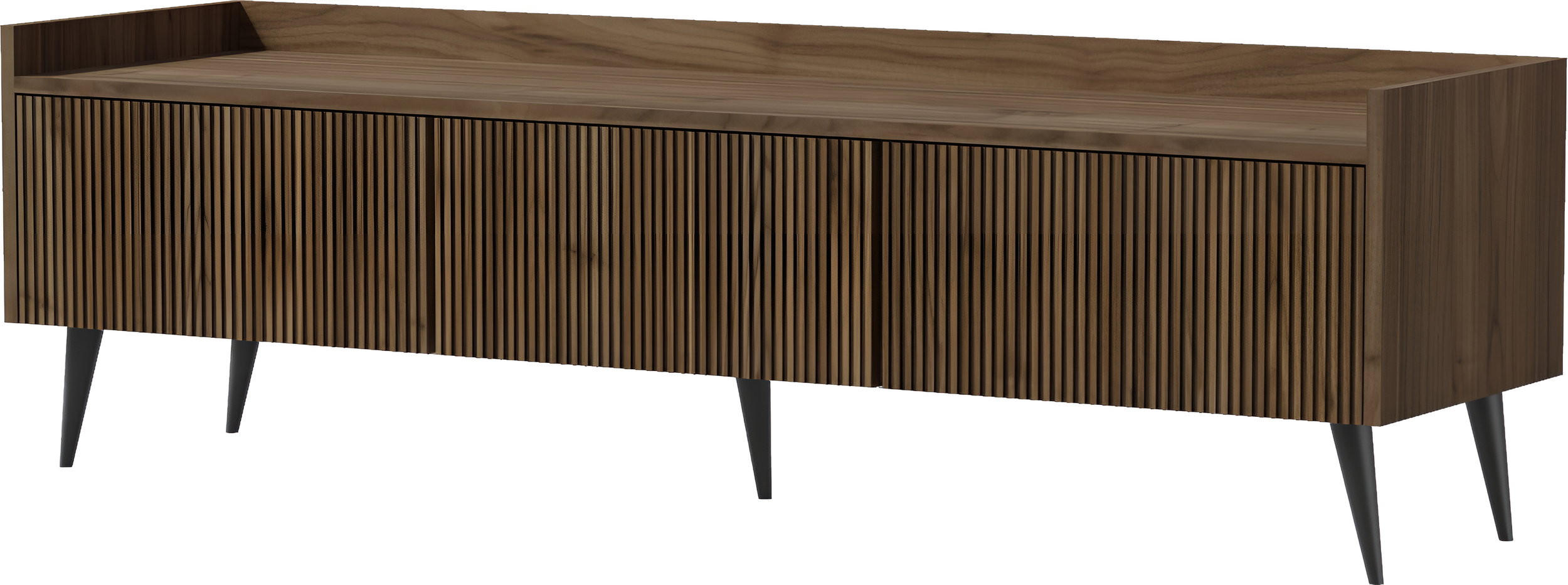 WFL Group Tv-Lowboard Walnuss 150x45x41 cm