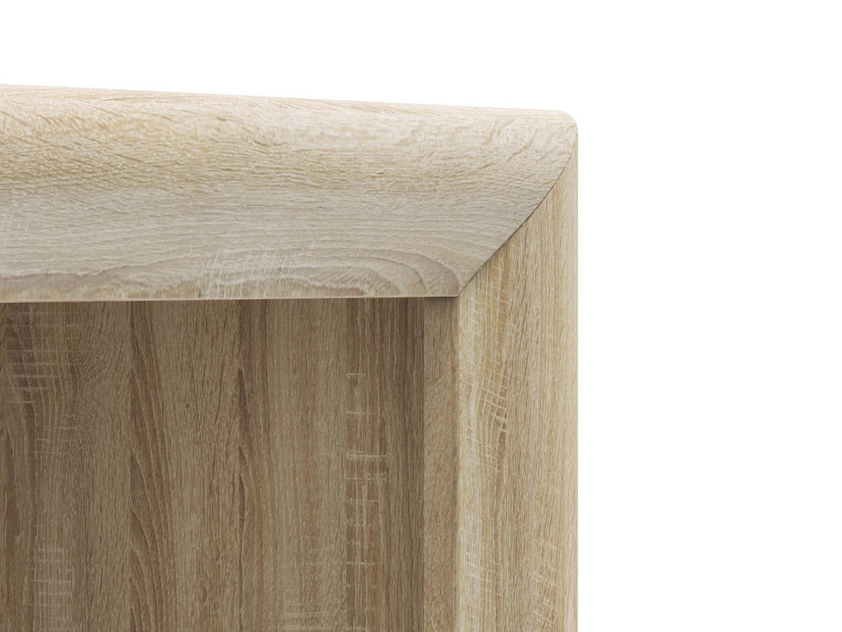 SCHREIBTISCH Castel Sonoma Eiche / Sonoma Eiche Trüffel 120 / 58 / 78cm - Braun/Sonoma Eiche, Holz/Holzwerkstoff (58/120/78cm) - Feldmann-Wohnen