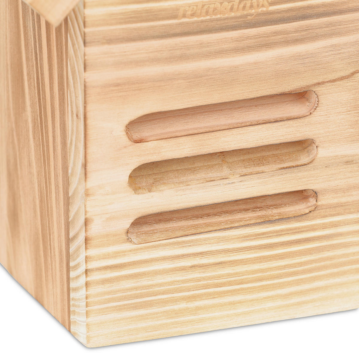 MARIENKÄFERHAUS - Multicolor, Holz (17/23/12cm) - Relaxdays