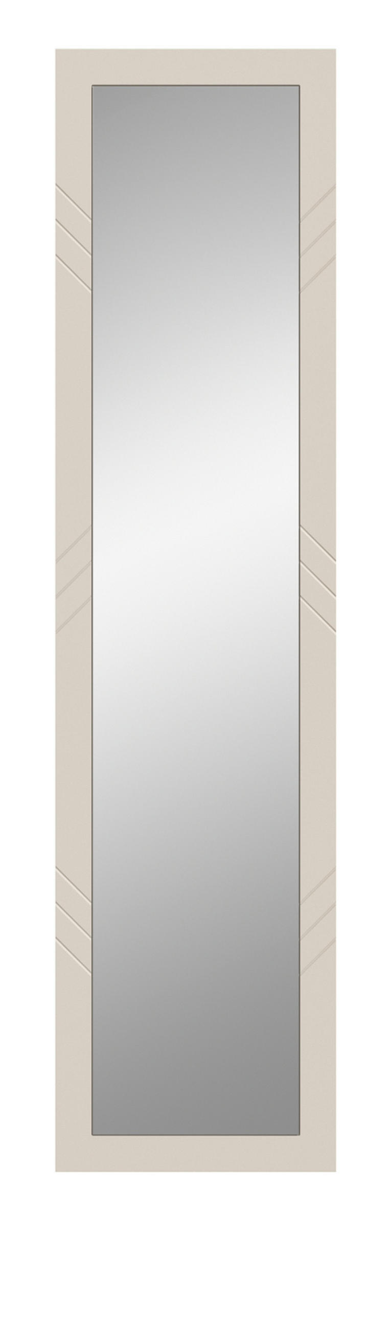 GARDEROBENSPIEGEL Sand matt 45 x 180 cm, Wandspiegel mit Rahmen - Sandfarben, Glas/Holzwerkstoff (45/180/2cm) - Inn.Furn