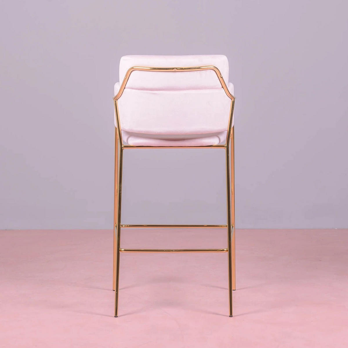 HOCKER Textil Pink - Pink, Textil (54/107/51cm) - Nest Dream