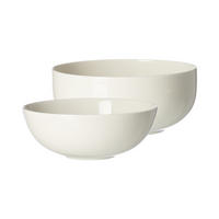 SERVIERSCHALEN-SET Casablanca weiß 2er Set - Weiß, Keramik (1/1/1cm) - Ritzenhoff Breker