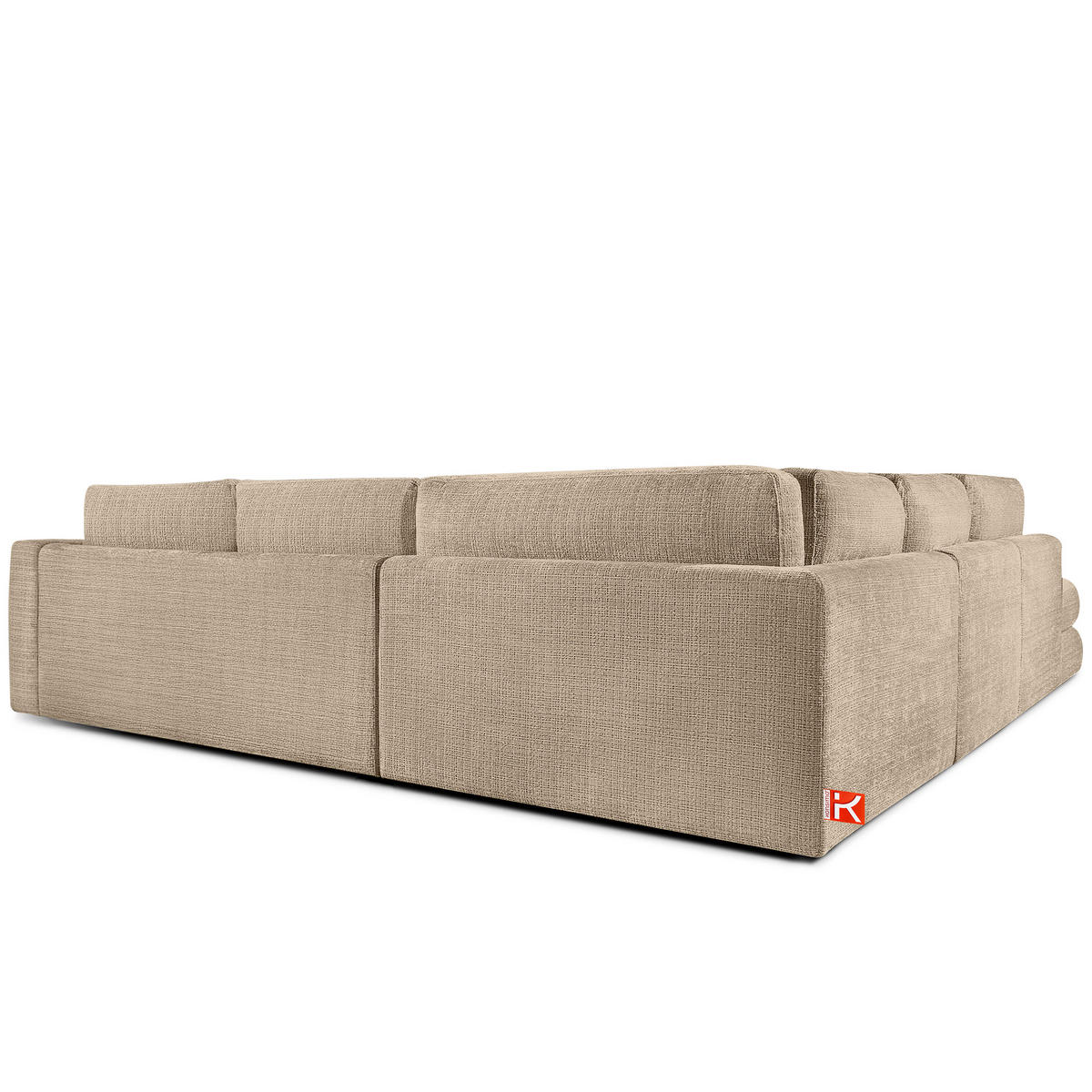 ECKSOFA rechts VERUS - Beige, Holz/Holzwerkstoff (297/248cm) - KONSIMO®
