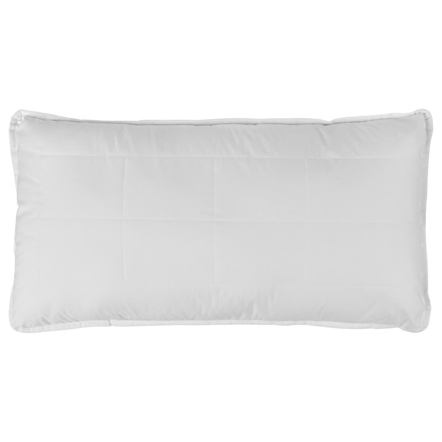 Butlers Mikrofaserkissen Weiß 40x80 cm