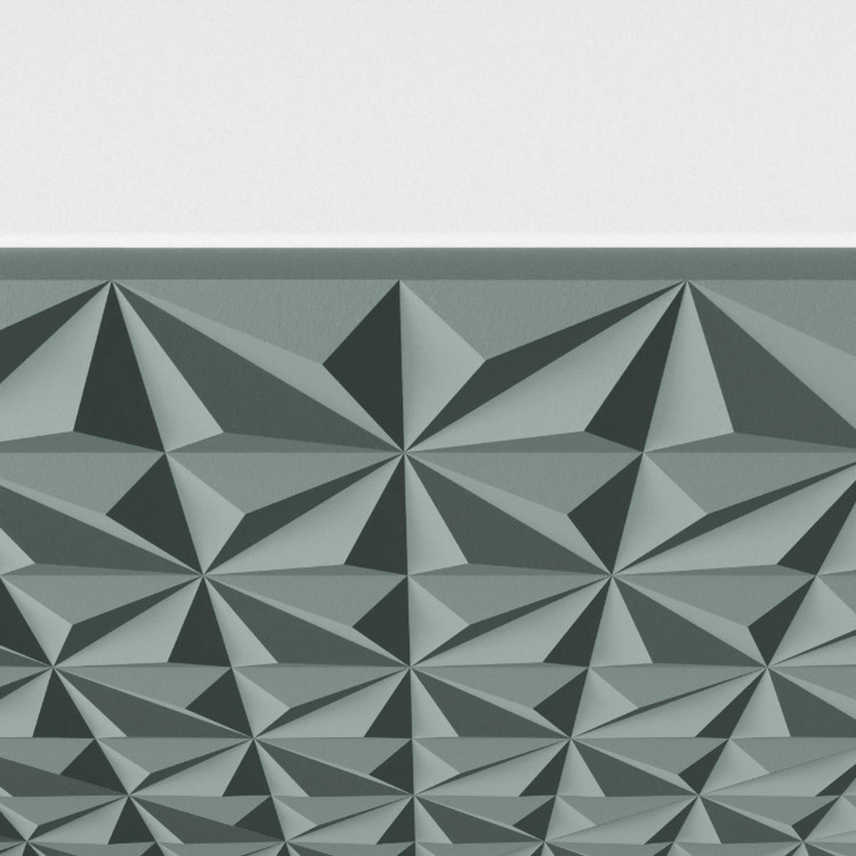 TV-SCHRANK Cali III 200 cm, dreitürig, weiß, grün - Weiß/Olivgrün, Kunststoff (200/53/41cm) - Margaret Hadas24
