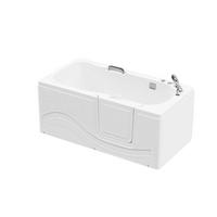 SENIORENBADEWANNE liegend mit Whirlpoolfunktion VITAL M - 153 x 76 cm Rechts - Weiß, Kunststoff (153/64/76cm) - Home Deluxe