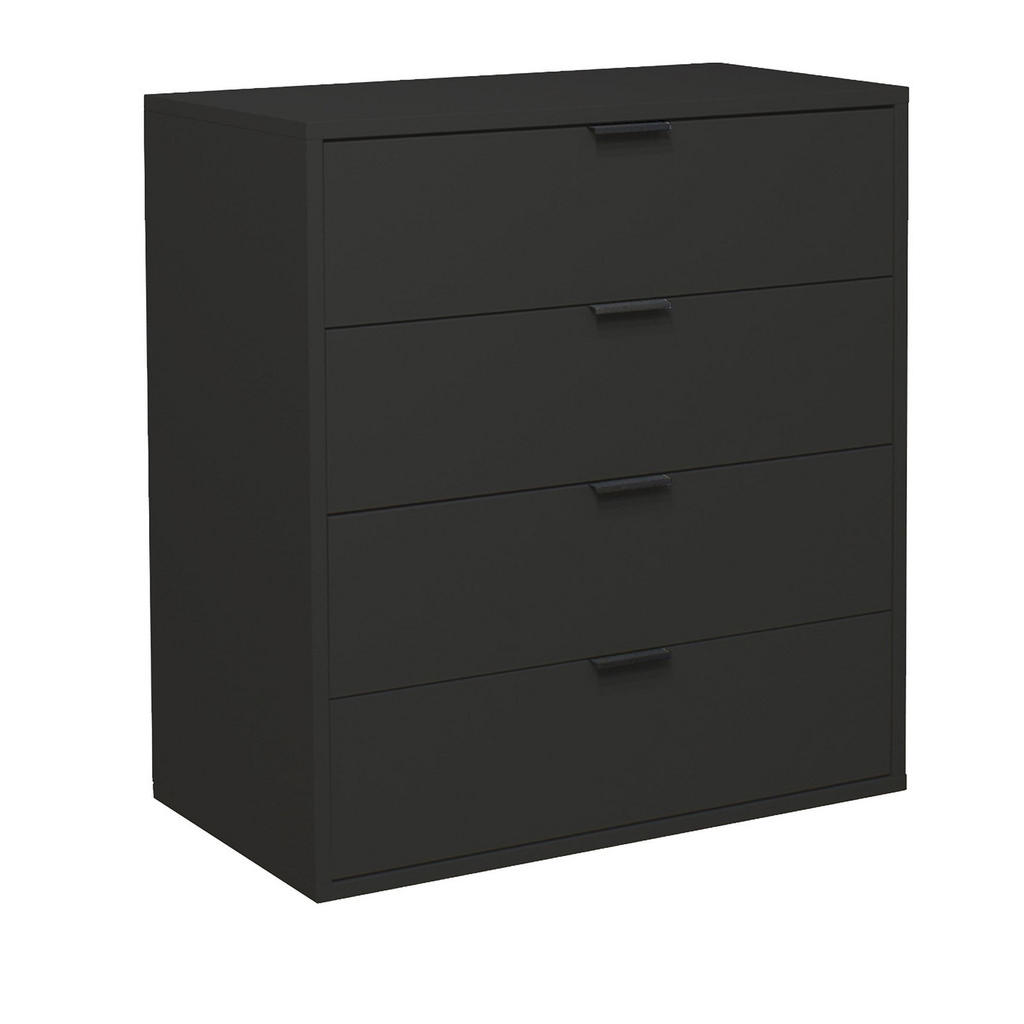 Thumbnail - 58aufmkessel Kommode, Anthrazit, Holzwerkstoff, 81x87x45 cm, Wohnzimmer, Kommoden & Sideboards, Kommoden