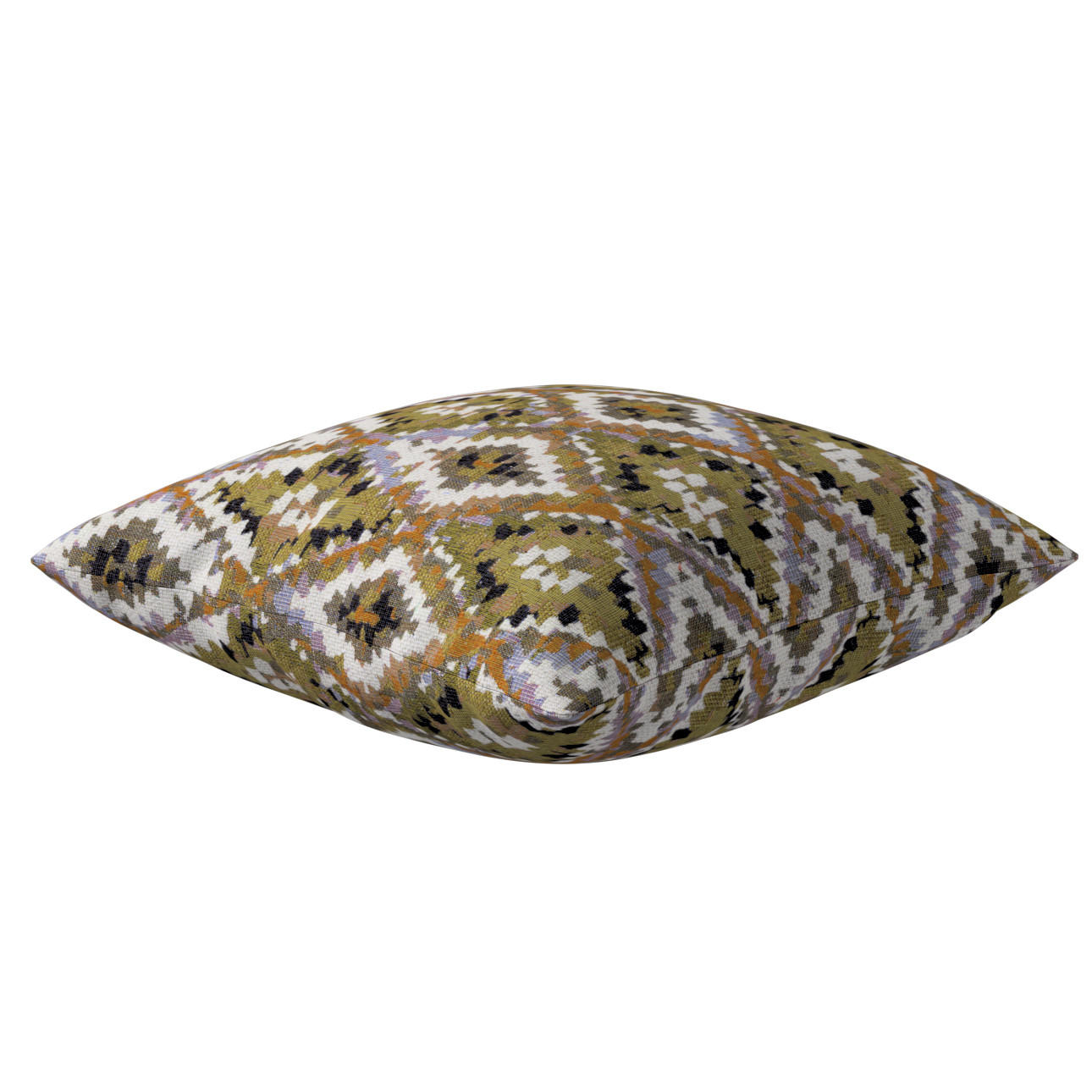 KISSENHÜLLE Cosy Home olive- weiß, 43x43 cm - Olivgrün/Weiß, Textil (43/43cm) - Dekoria