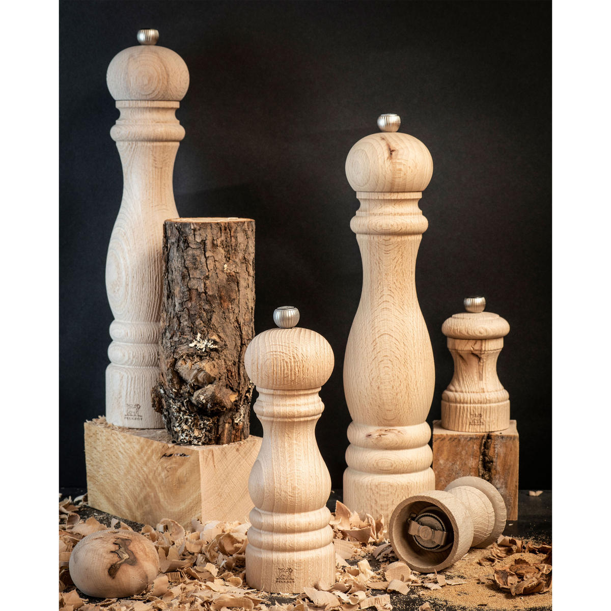 PFEFFERMÜHLE Bistro Nature 10cm Buchenholz Stahlmahlwerk - Braun, Holz (5.3/10/5.3cm) - PEUGEOT