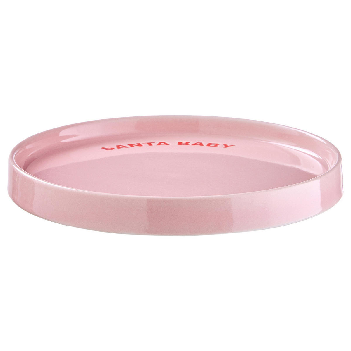 TELLER Good Vibes Santa Baby - Pink, Keramik (15/15/1cm) - Butlers