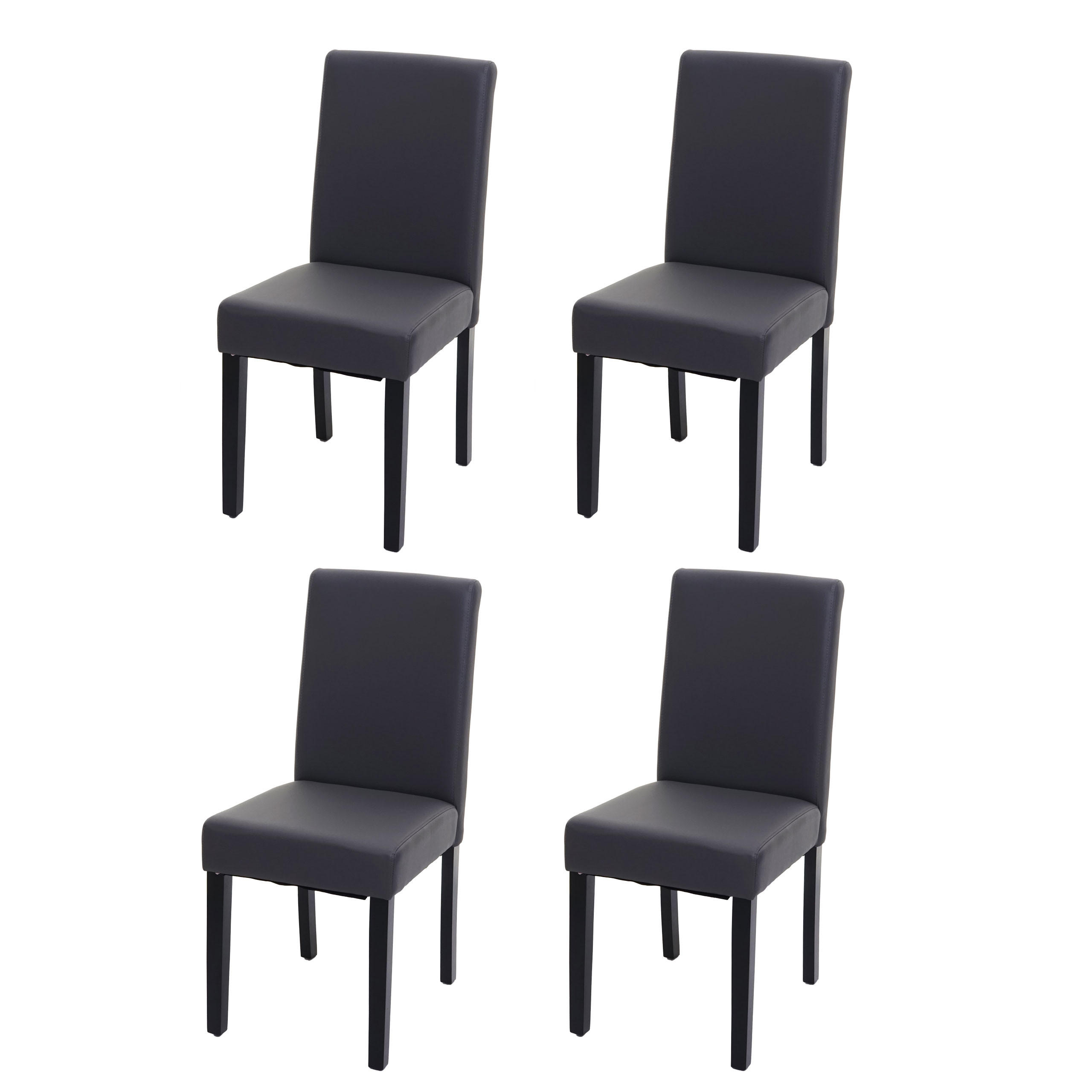 Chefgastro Esszimmerstuhl Grau 43x90x56 cm