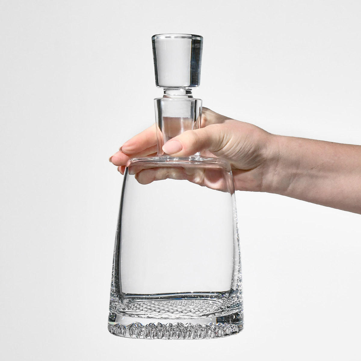 WHISKY SET Fjord, 7er-Set, 950 ml / 370 ml, Hangemacht - Transparent, Glas (0.95L) - Krosno Glass
