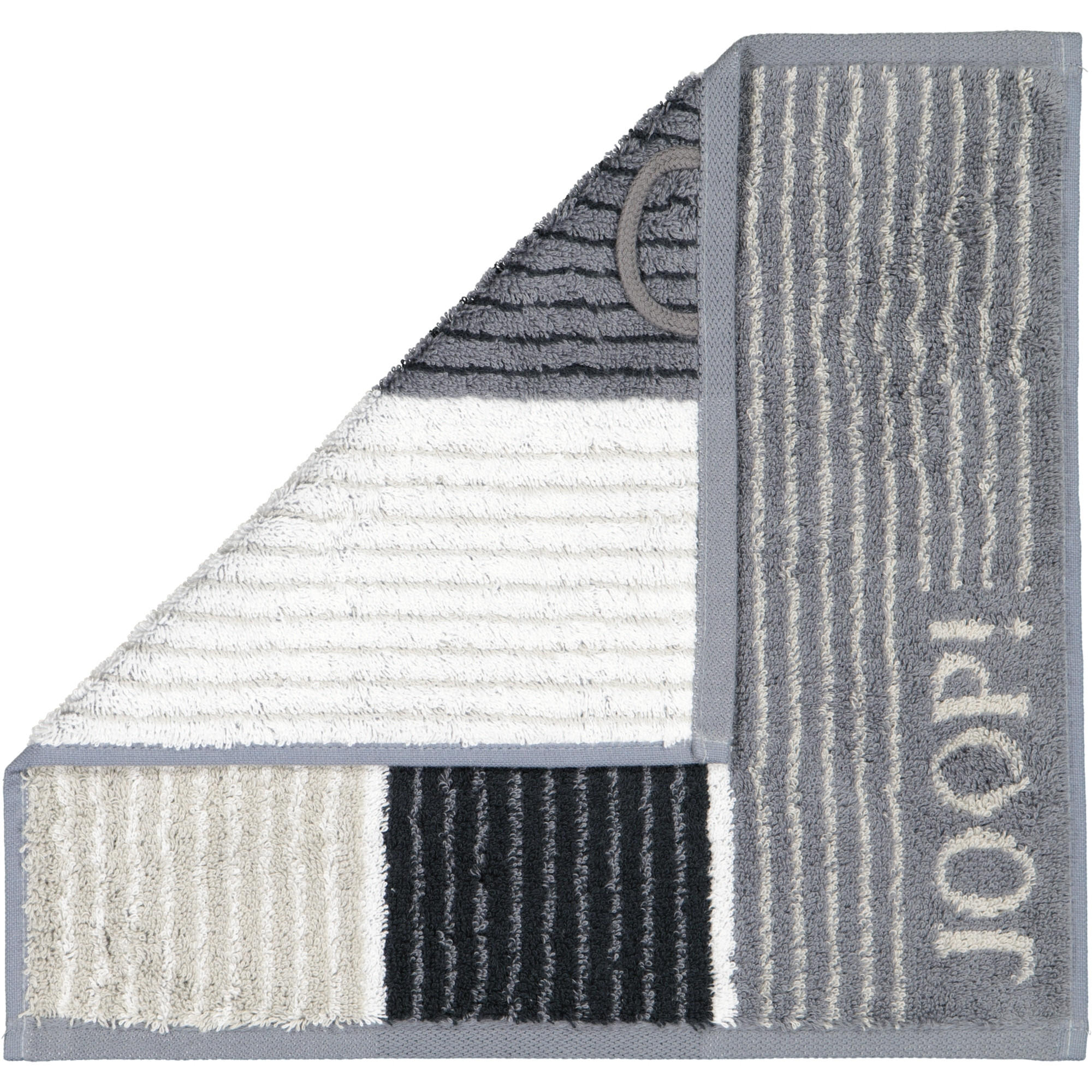 SEIFTUCH SIGNATURE LINES 1658 SCHWARZ - 97 - Schwarz, Textil (30/30cm) - Joop!