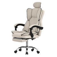 BÜROSTUHL - Beige, Metall (66/130.5/59cm) - ML-DESIGN
