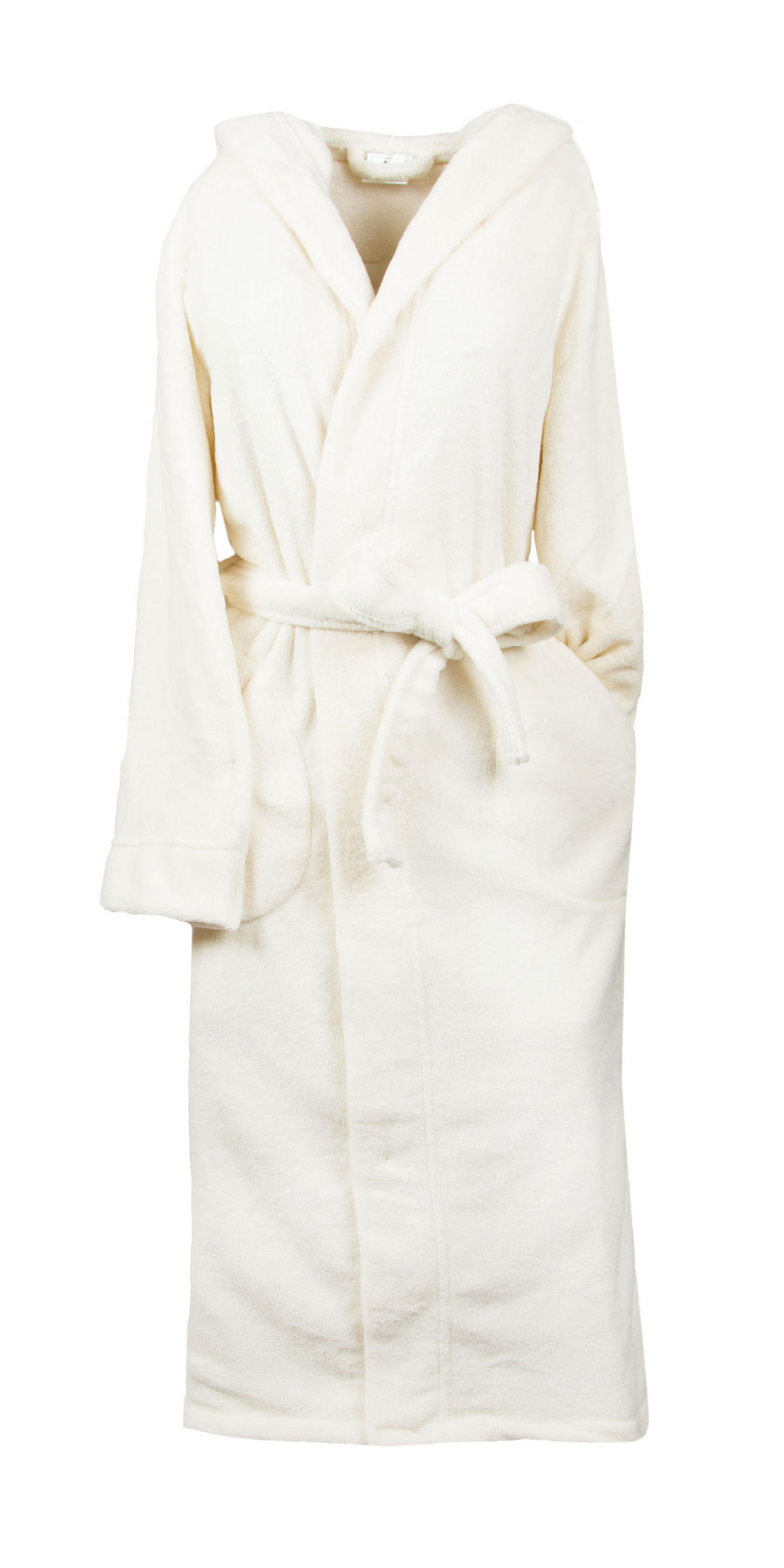 BADEMANTEL, S, 100% Polyester, Weiß - Weiß, Textil (Snull) - Zollner