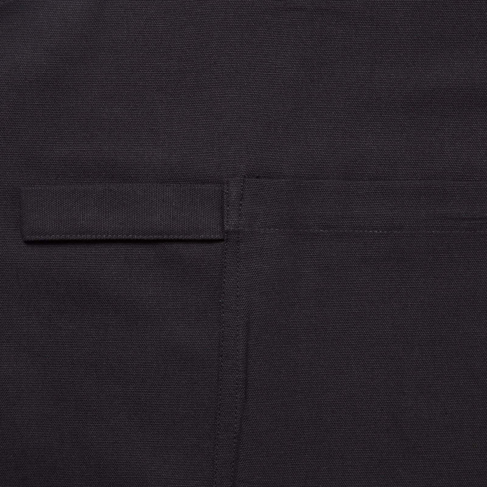 KOCHSCHÜRZE 80/85 cm, 100% Baumwolle - Schwarz, Textil (80/85cm) - Homescapes