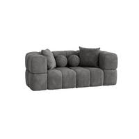 SOFA 2-sitzer Vega - Grau, Holzwerkstoff/Textil (200/77/103cm) - Fun Möbel