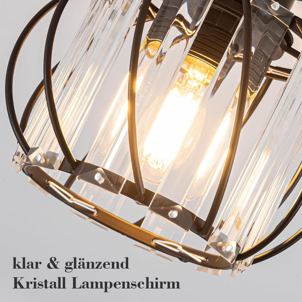 LED-DECKENLEUCHTE Welsar 16/15/15 cm - Schwarz, Metall (16/15/15cm) - ZMH