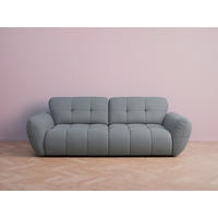 BIGSOFA Vannes Chenille Grau 272/134/68 cm - Blaugrau, Kunststoff/Textil (272/68/134cm) - foamnova