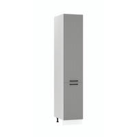 HOCHSCHRANK D40SŁ P/L - KENDRO - Praktische Aufbewahrungseinheit - Grau, Holz/Metall (40/213.3/56cm) - ROYAL24_MARKT