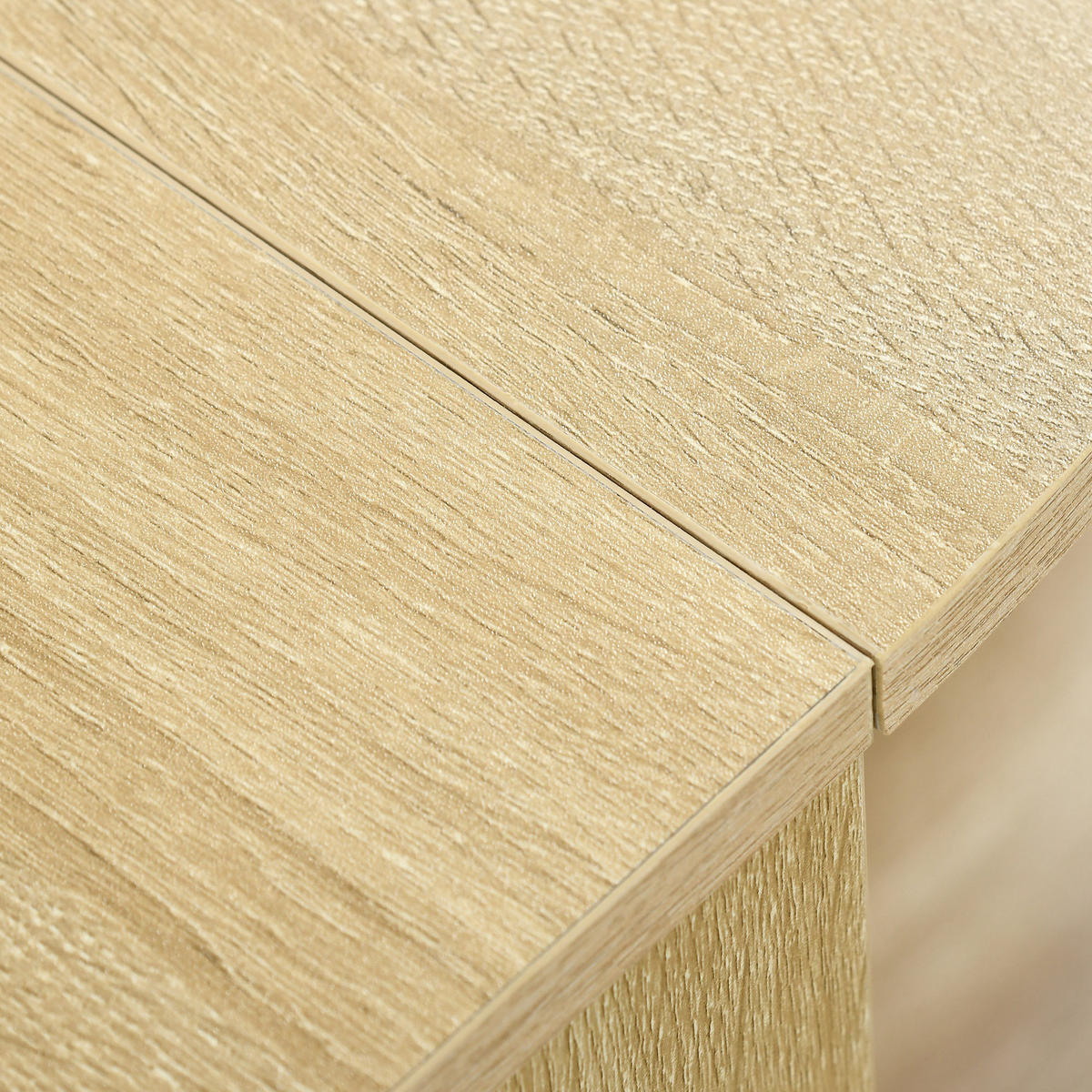 ESSTISCH DE-16536 2 abklappbare Seiten oval Eiche - Eichefarben, Holzwerkstoff (104/76/73.7cm) - ComfortXL