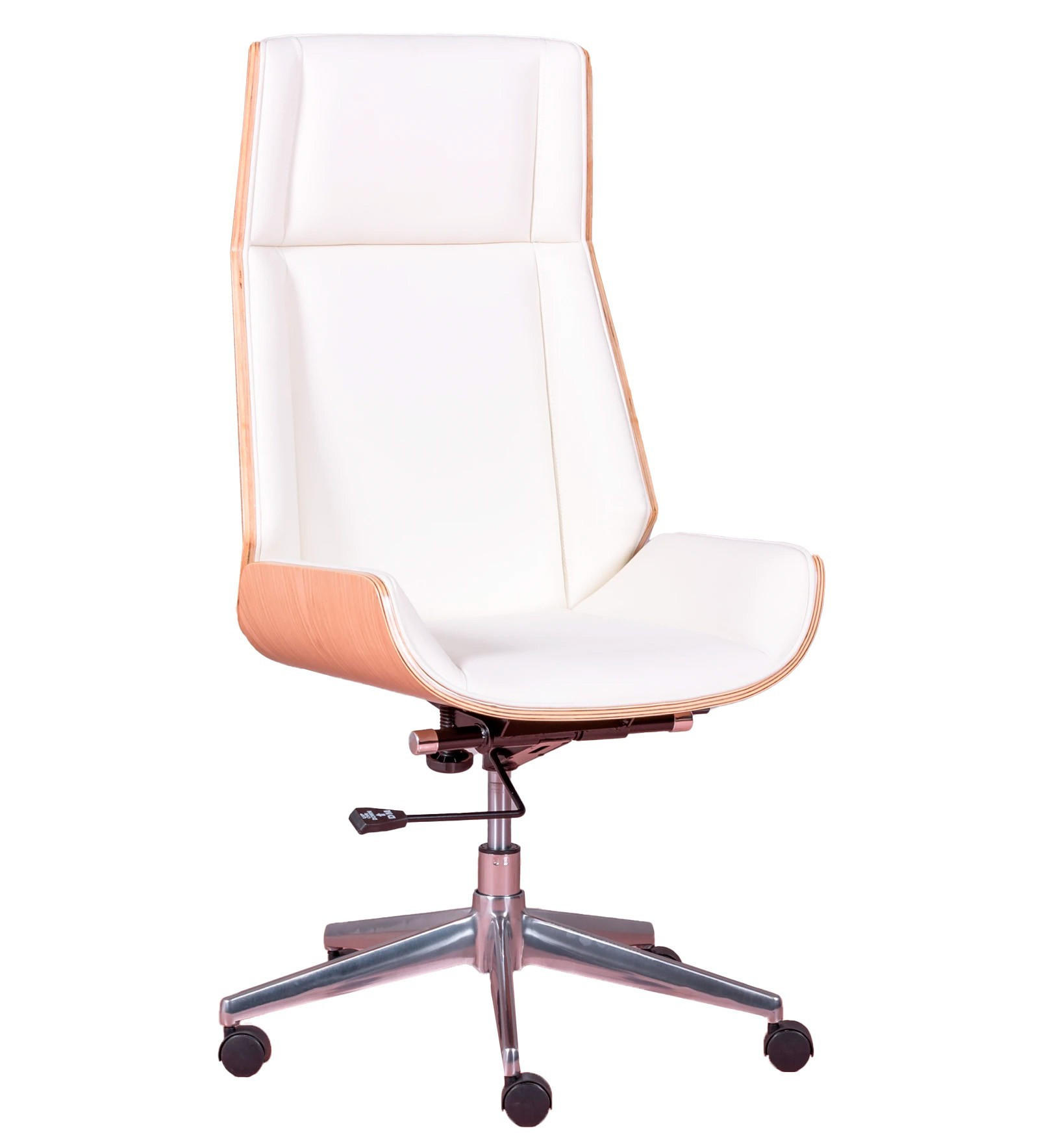 BÜROSTUHL Holz Weiß - Weiß, Holz (70/110/65cm) - Nest Dream