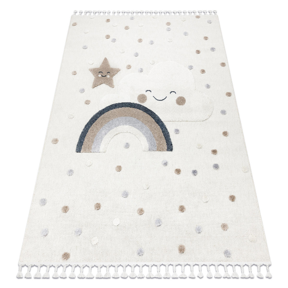 TEPPICH Yoyo 160/220 cm - Weiß, Textil (160/220cm) - rugsX
