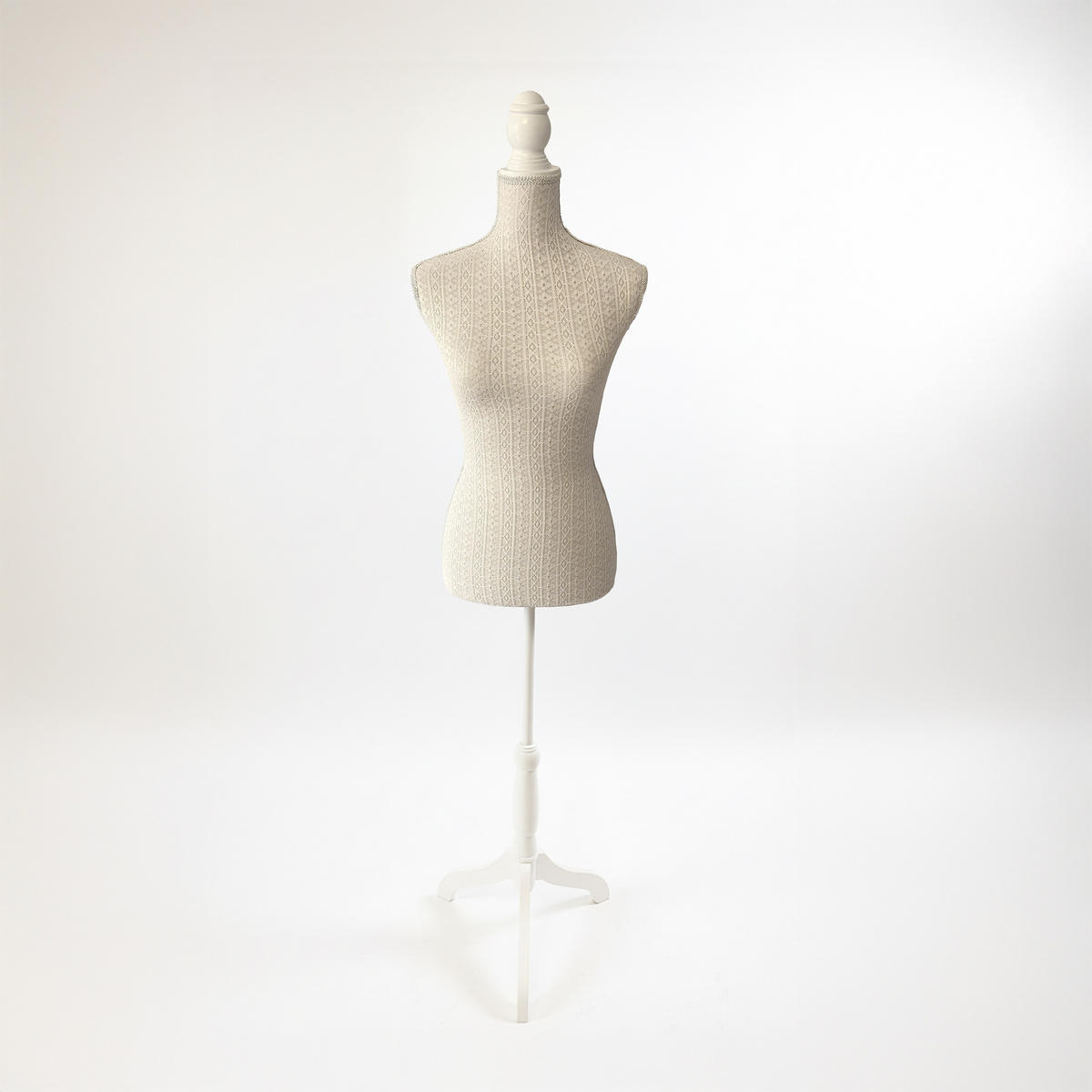 SCHNEIDERPUPPE - Beige, Holz/Kunststoff (41/167/34cm) - Relaxdays