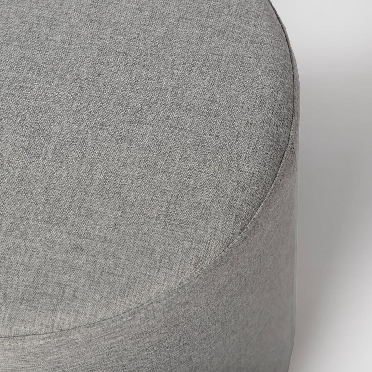 POUF Fani Grau 36 cm x 40 cm - Grau, Textil (36/40/36cm)