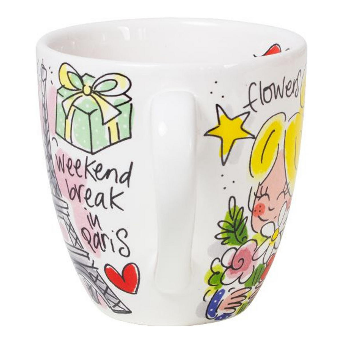 MINI-BECHER Fröhliches Paris in Bunt - 200 ml - Multicolor, Keramik (0.2L) - Blond Amsterdam