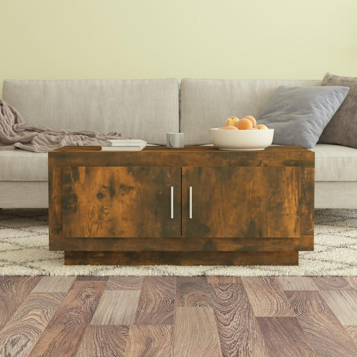 COUCHTISCH Räuchereiche 102x50x45 cm Holzwerkstoff - Braun, Holzwerkstoff (102/50/45cm) - furnicato