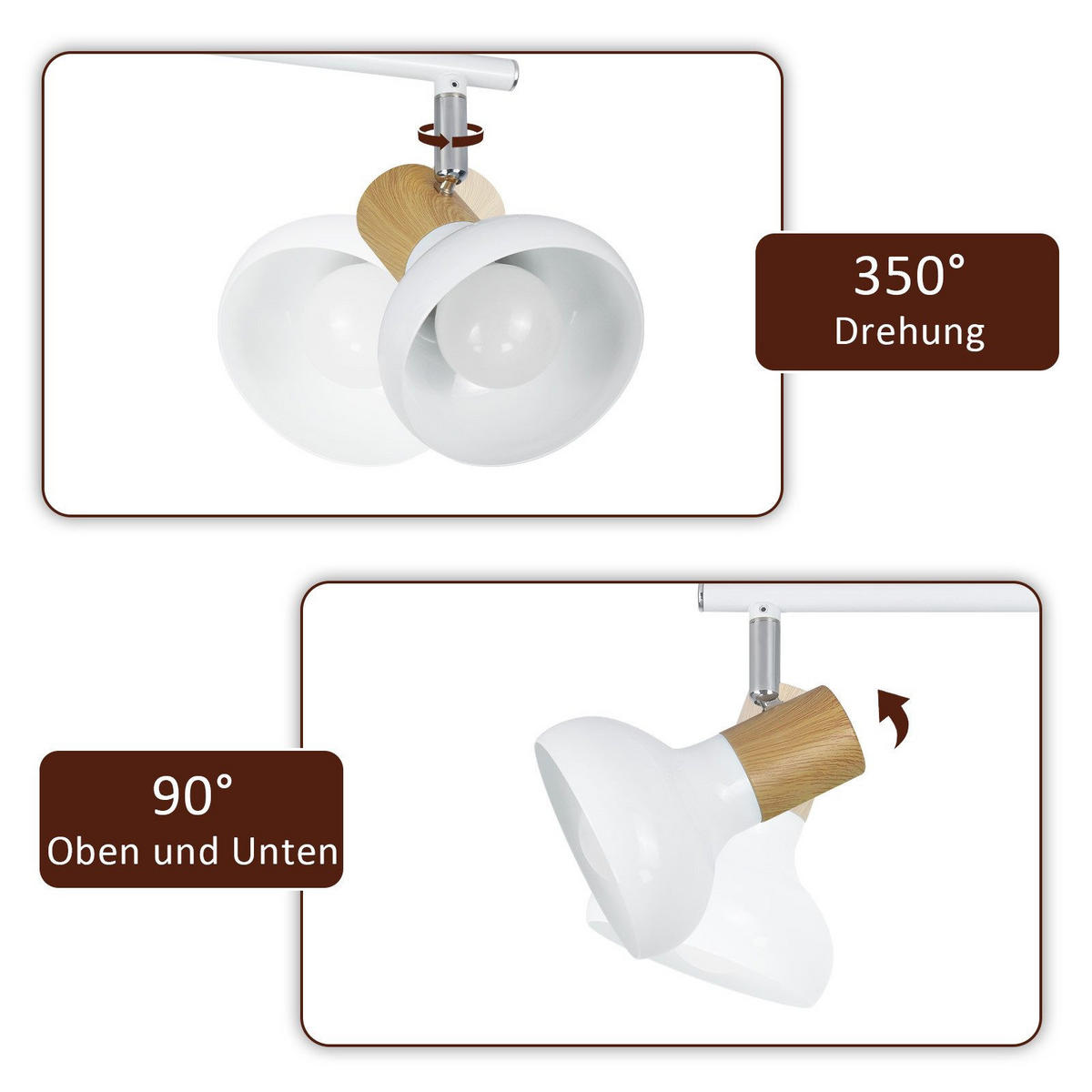 STRAHLER Farley 25.5/11/15.5 cm - Weiß, Metall (25.5/11/15.5cm) - Nettlife