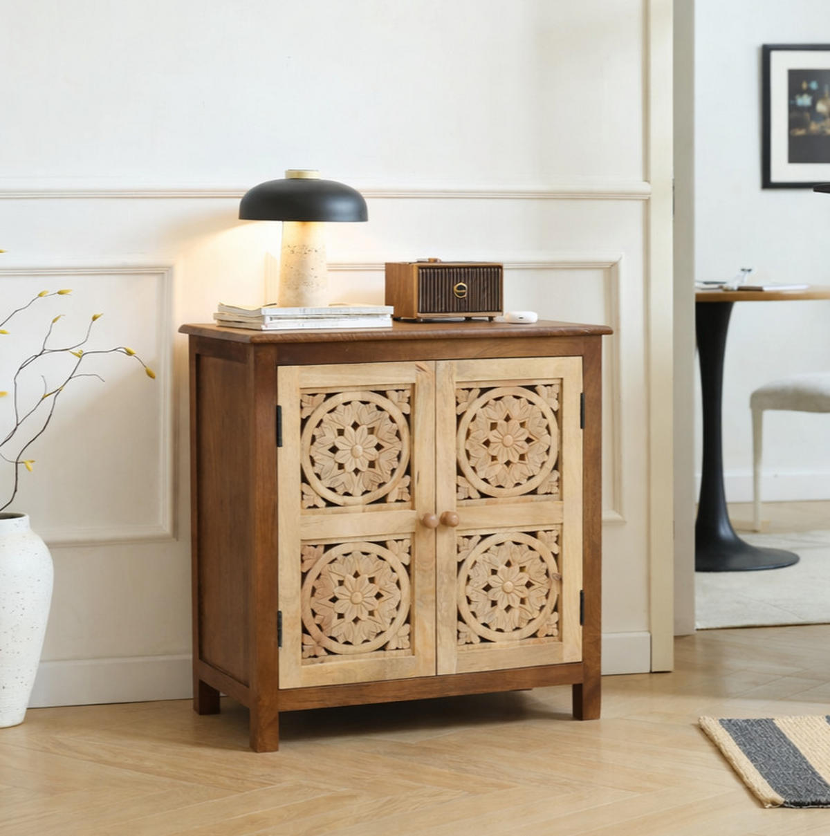 BUFFETSCHRANK Braun - Braun, Holz (70/75/35cm) - Nordlys