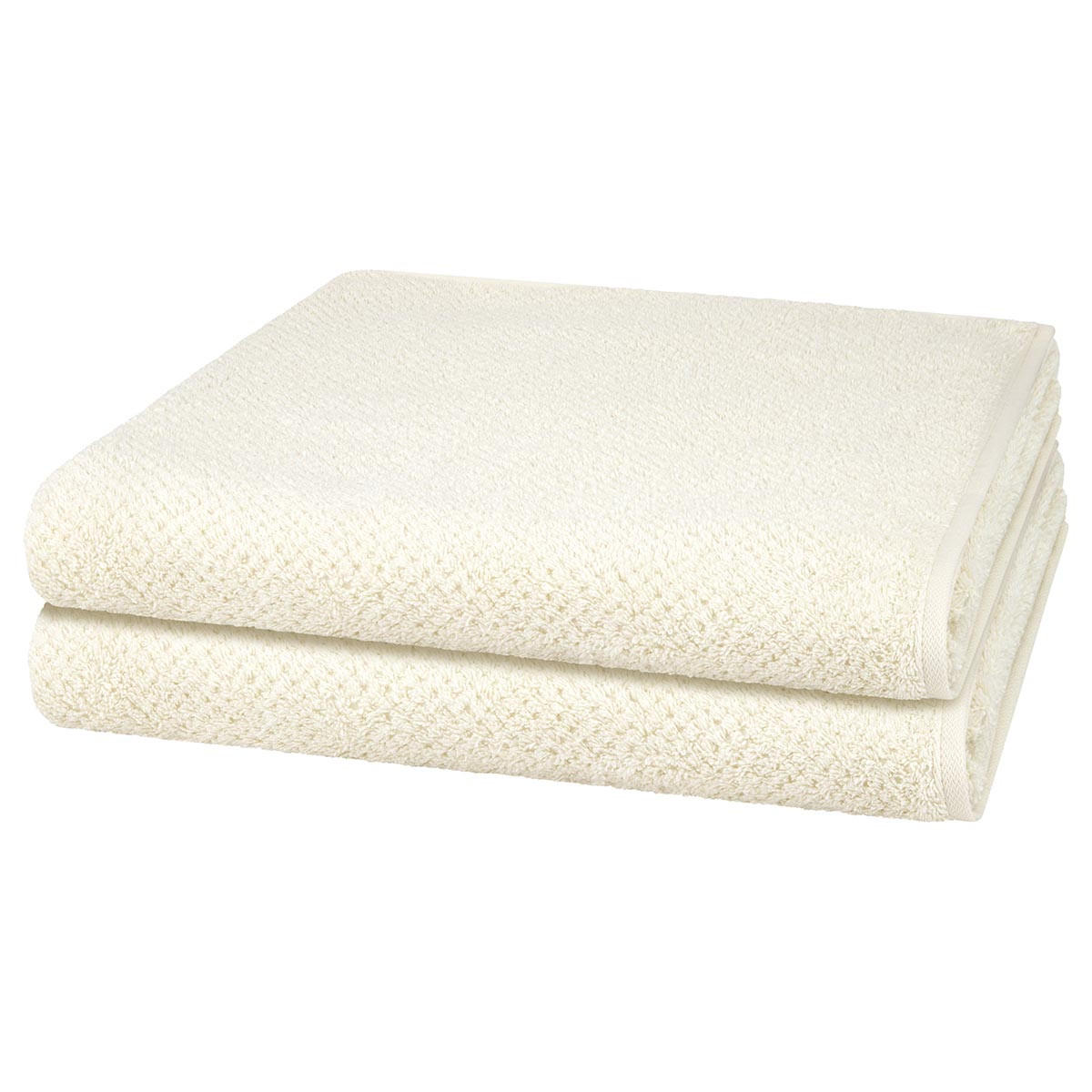 DUSCHTUCH Pure 2er-Set - Naturfarben, Textil (80/150cm) - Cawö