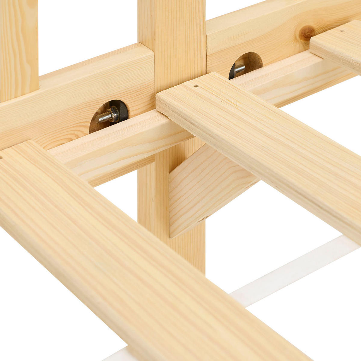 KINDERBETT Grün 90/200 Lattenrost Matratze Rausfallschutz - Grün, Holz (100/67/208cm) - Homestyle4u