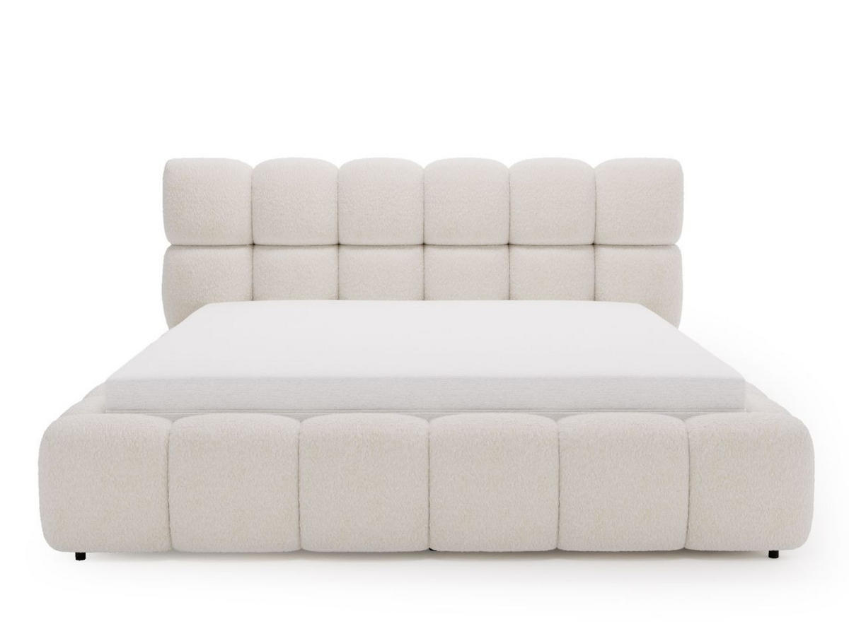 POLSTERBETT Modo 200x200 Bouclé-Stoff Beige - Beige, Textil (200/200cm) - Graingold