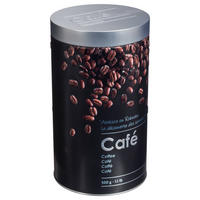 KAFFEEDOSE 500 g 11/11/19 cm - Schwarz, Metall (11/19cm) - 5five Simply Smart