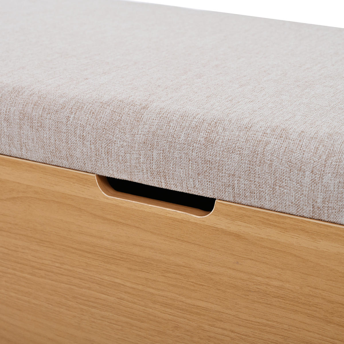 SCHUHBANK Aufbewahrung Sitz natural 115x40x49.5cm - Naturfarben, Holzwerkstoff (40/49.5/115cm) - FLIEKS