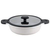 SERVIERPFANNE Tomalin greyline 28 cm - Grau, Metall (28cm) - Mulex
