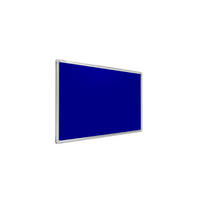 FILZTAFEL mit Alurahmen Blau 150x100 cm - Blau, Metall (150/100/1.6cm) - ALLboards