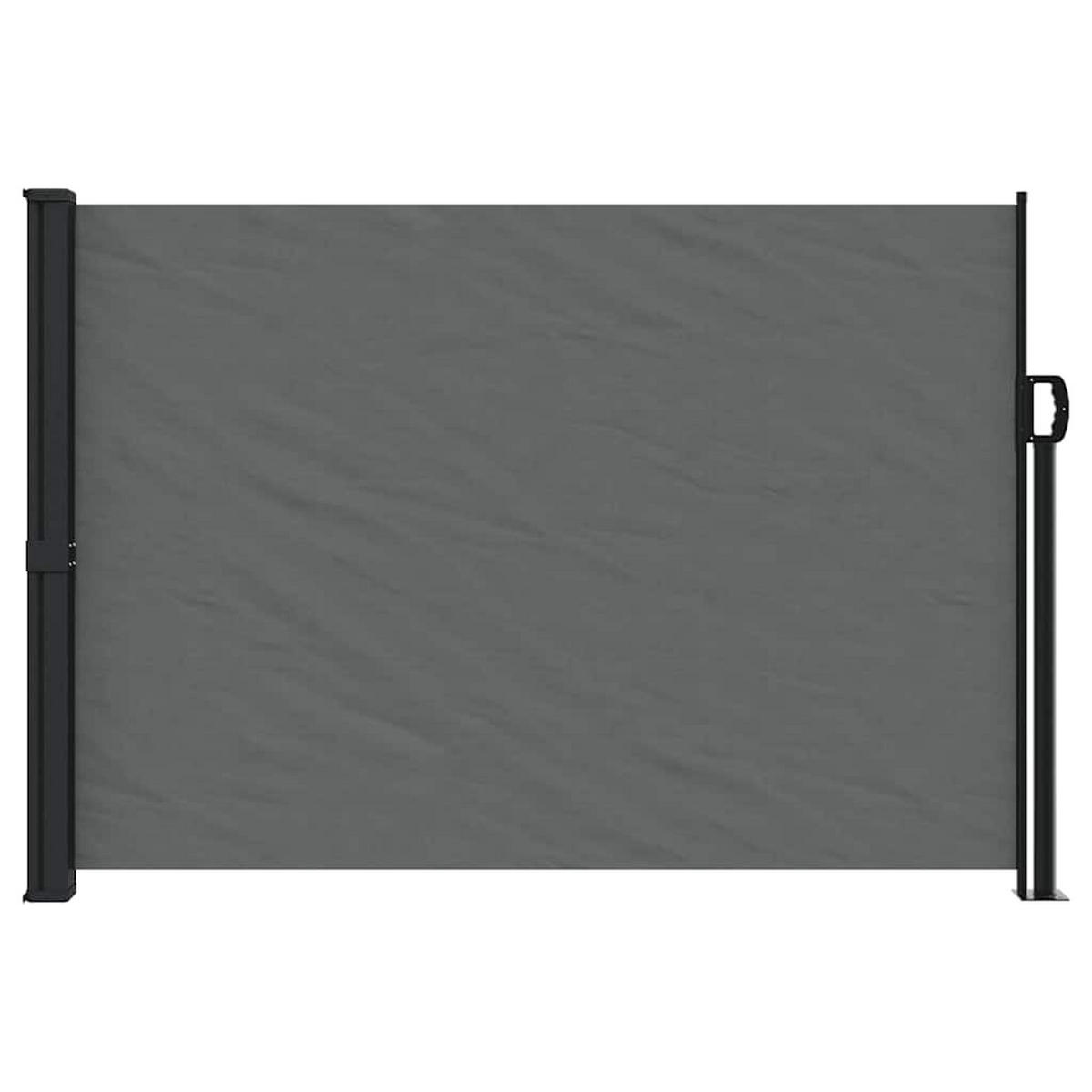 SEITENMARKISE Ausziehbare Anthrazit 140/500 Cm - Anthrazit, Textil (140/500cm) - vidaXL